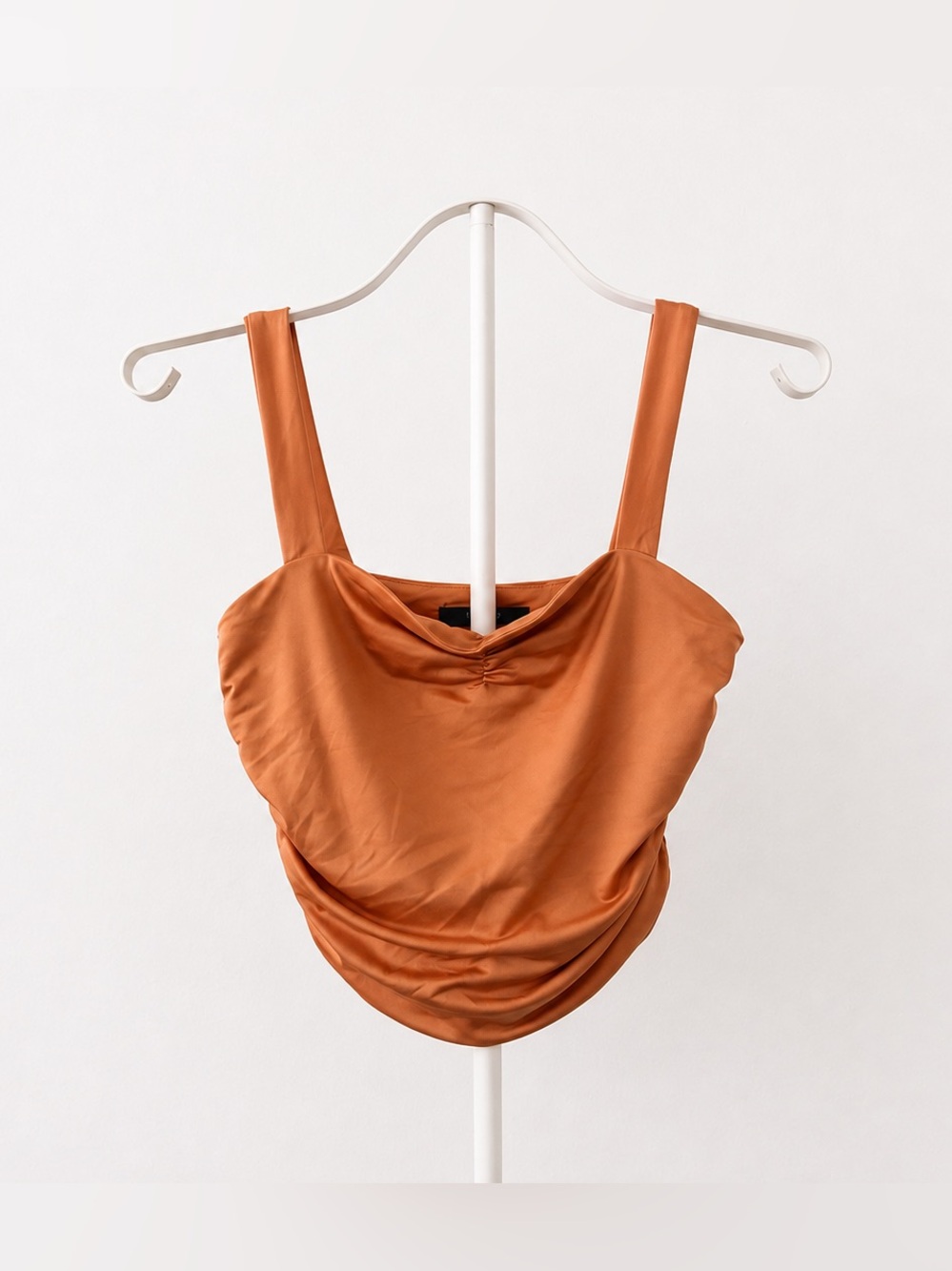 Orange tank top blouse